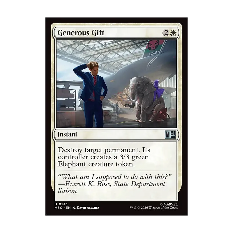 Generous Gift (Surge Foil) - Marvel Super Heroes Commander (Foil Near Mint)