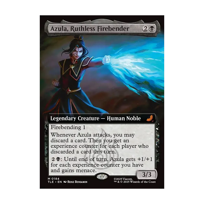 Azula, Ruthless Firebender (Extended Art) - Avatar: The Last Airbender Eternal (Near Mint)