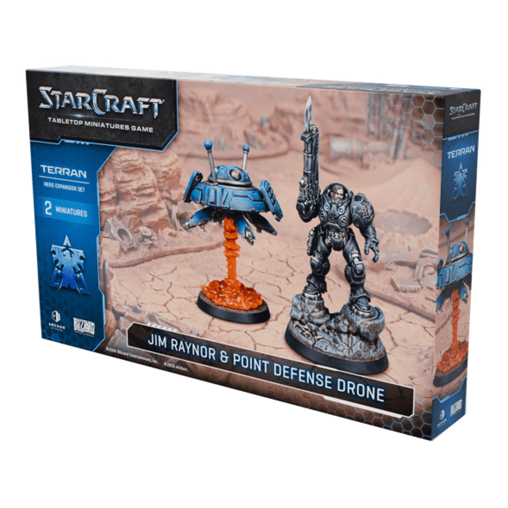StarCraft: Terran Hero Expansion Set - Jim Raynor & Point Defense Drone (Preorder)
