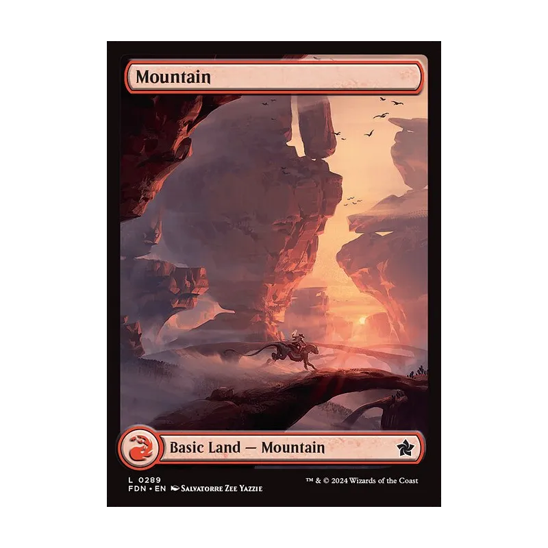 Mountain (0289) - Foundations (Foil Near Mint)