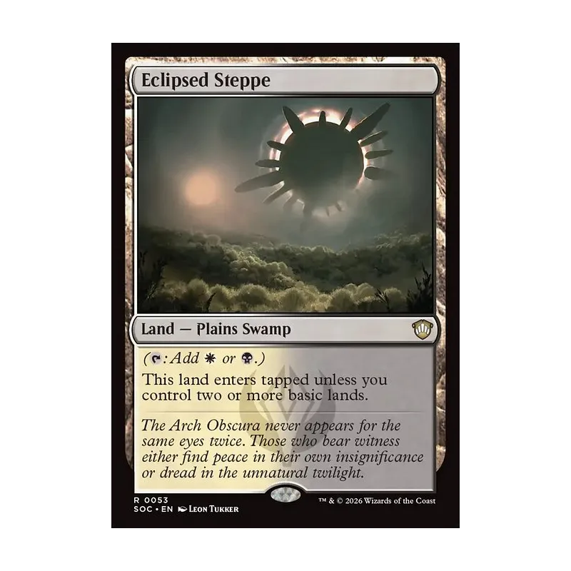 Eclipsed Steppe - Secrets of Strixhaven Commander (Near Mint)