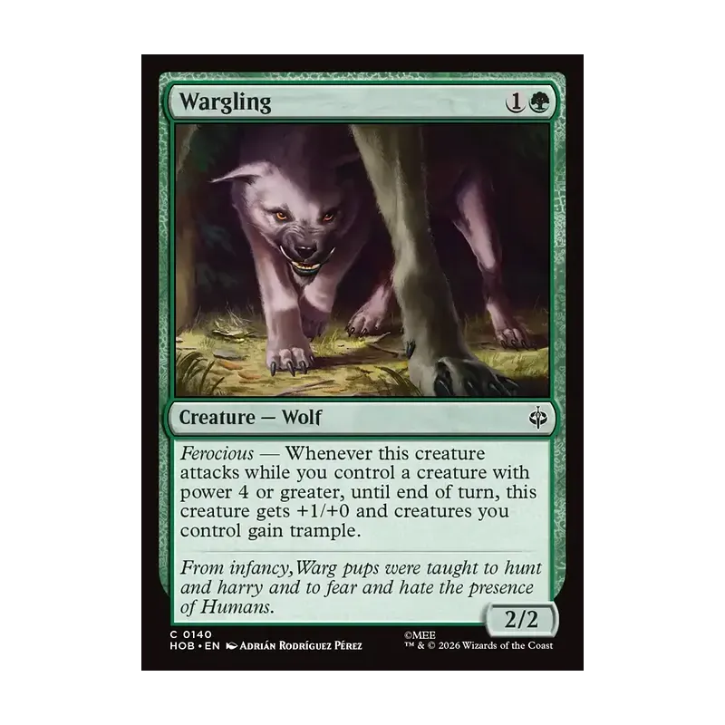 Wargling - The Hobbit (Near Mint)