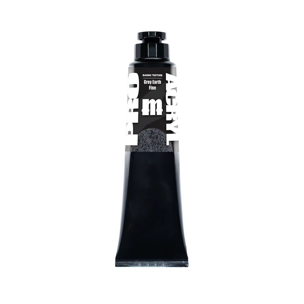 Monument Hobbies: Pro Acryl Basing Textures FINE - Grey Earth (120ml)