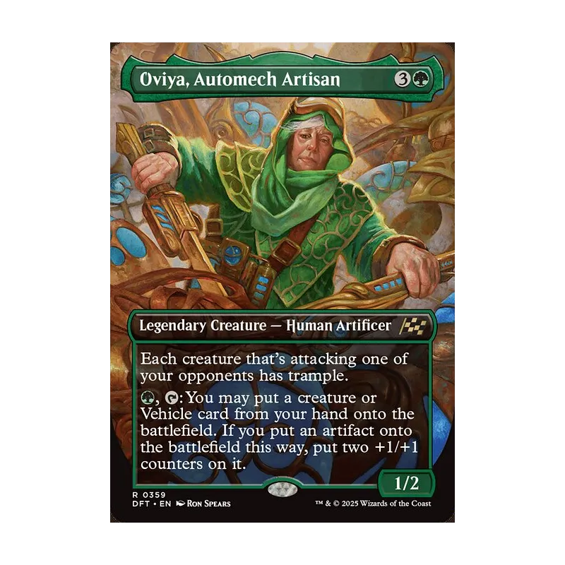 Oviya, Automech Artisan (Borderless) - Aetherdrift (Near Mint)