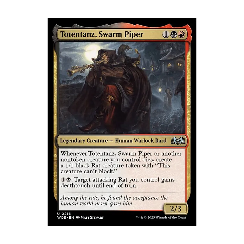 Totentanz, Swarm Piper - Wilds of Eldraine (Near Mint)