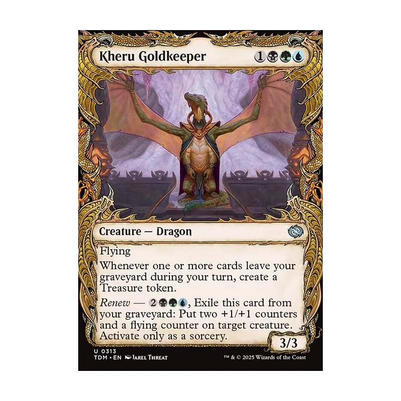 Kheru Goldkeeper (Showcase) - Tarkir: Dragonstorm (Near Mint)