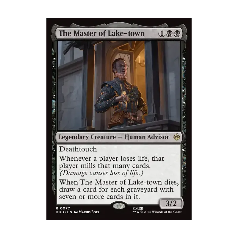 The Master of Lake-town - The Hobbit (Near Mint)