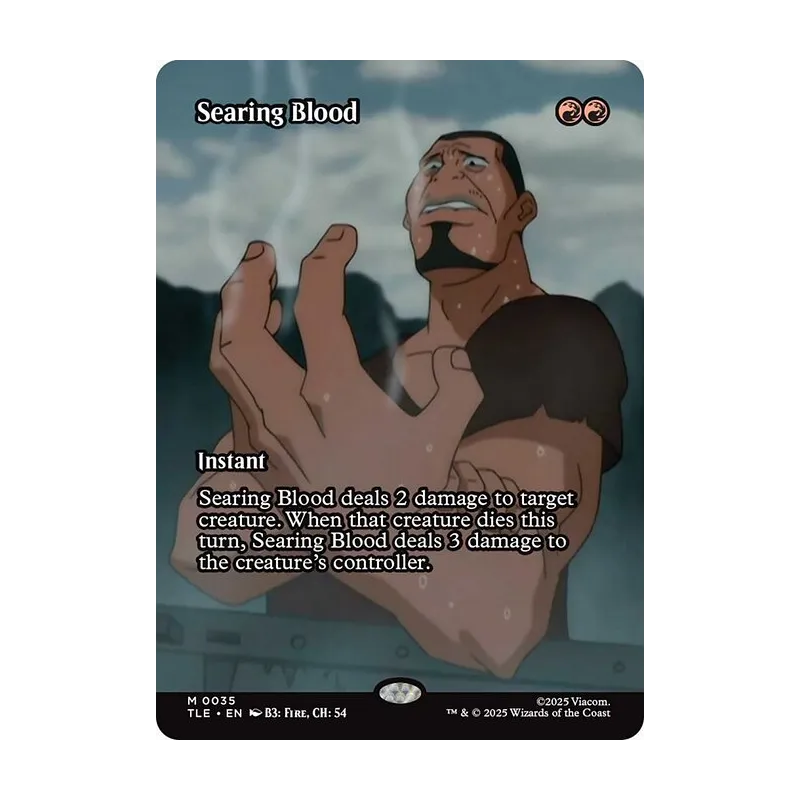Searing Blood (Borderless) - Avatar: The Last Airbender Eternal (Near Mint)