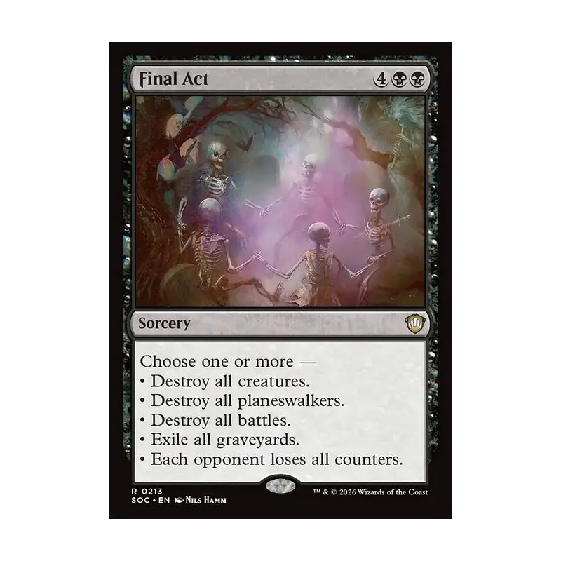 Final Act - Secrets of Strixhaven Commander (Near Mint)
