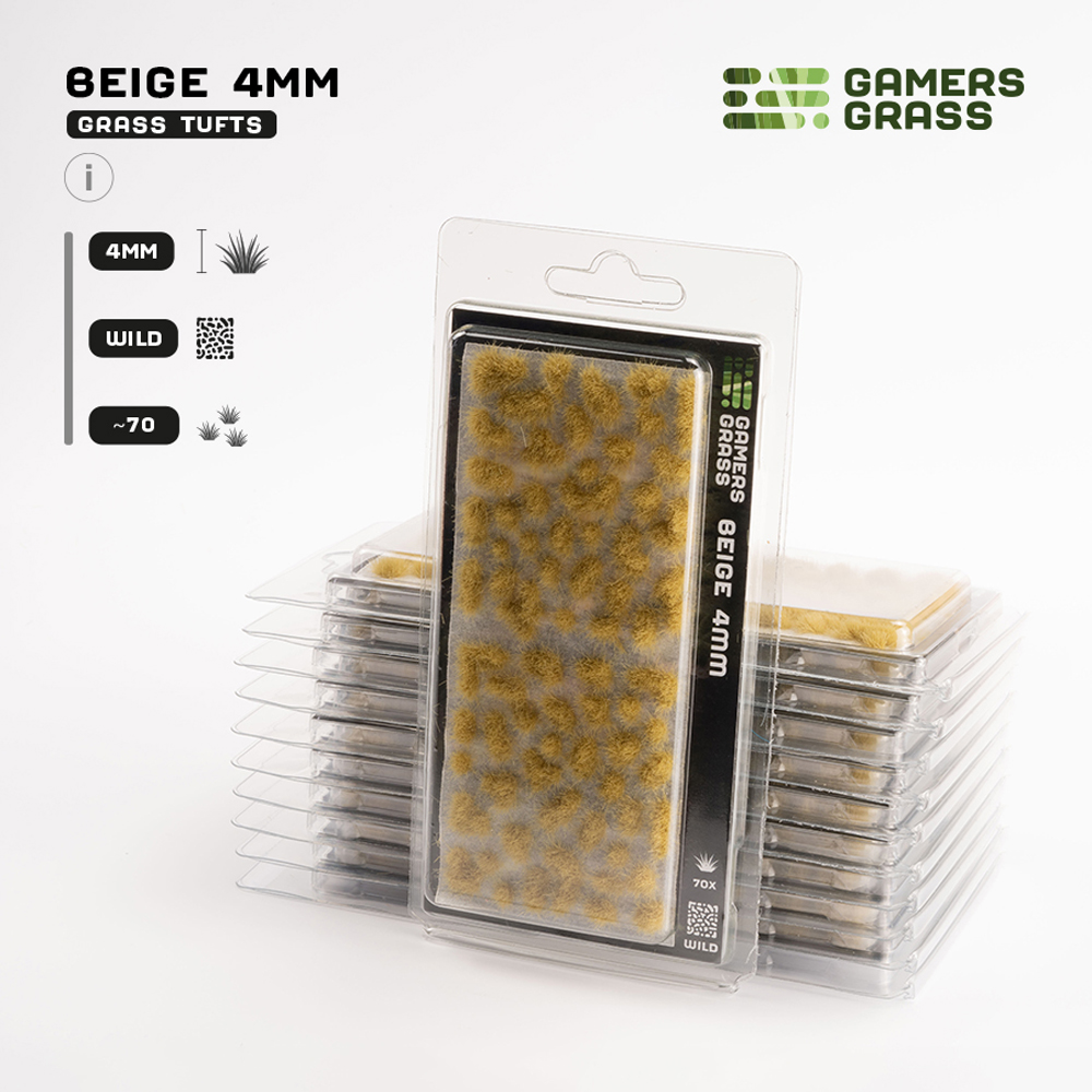 Gamers Grass Tufts: Beige - Wild 4mm