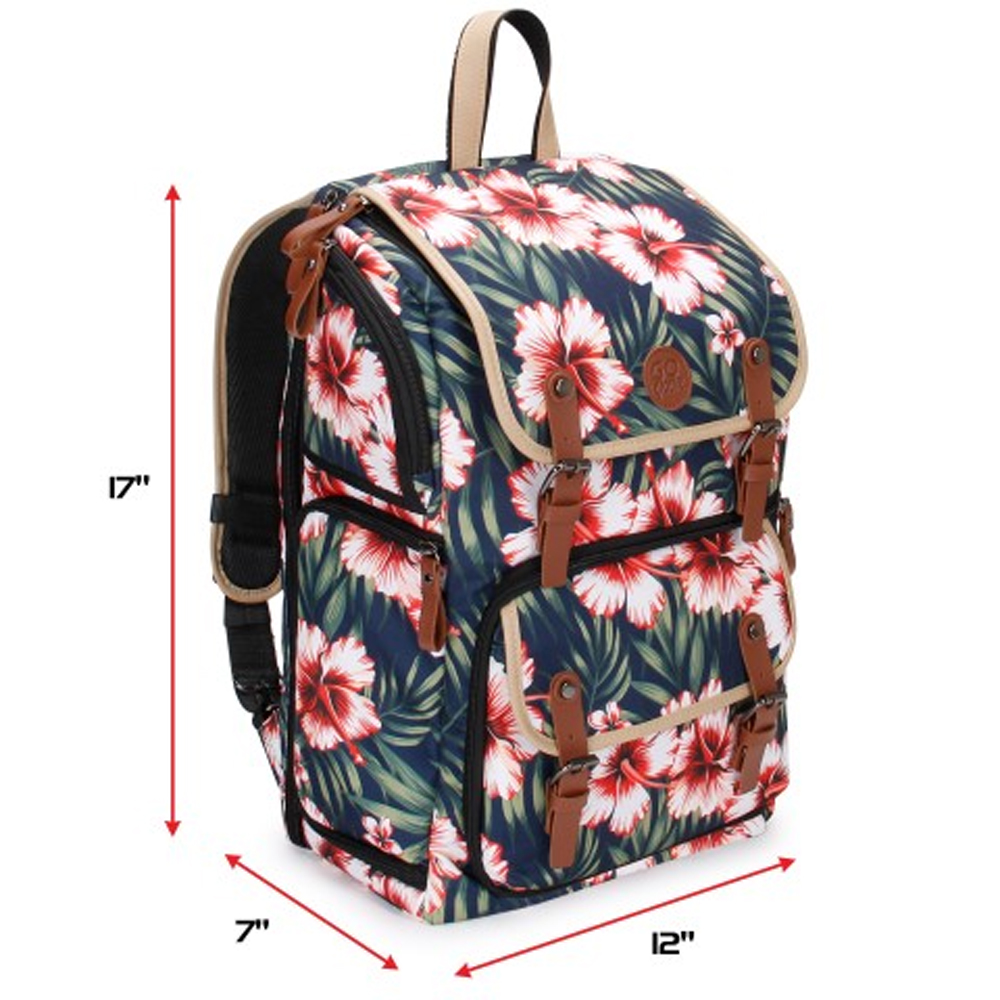 ENHANCE Card Storage Backpack: Full-size Tropical Print (Designer Edition) (Last Chance)
