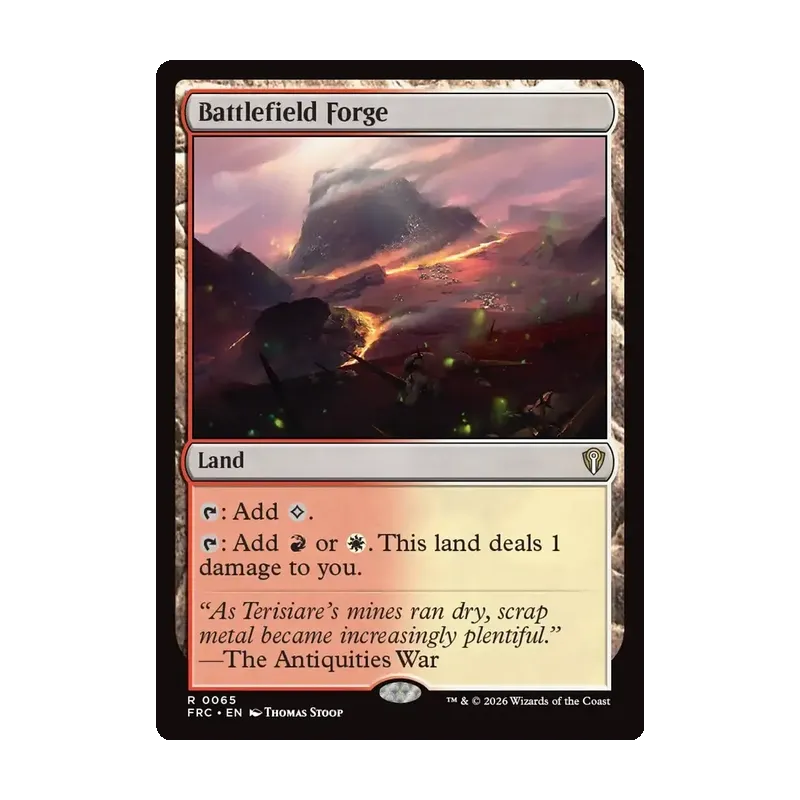 Battlefield Forge - Reality Fracture Commander (Near Mint)