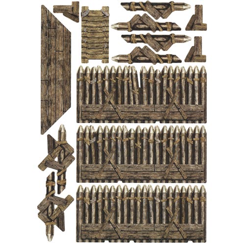 Battle Systems Terrain: Palisade Walls
