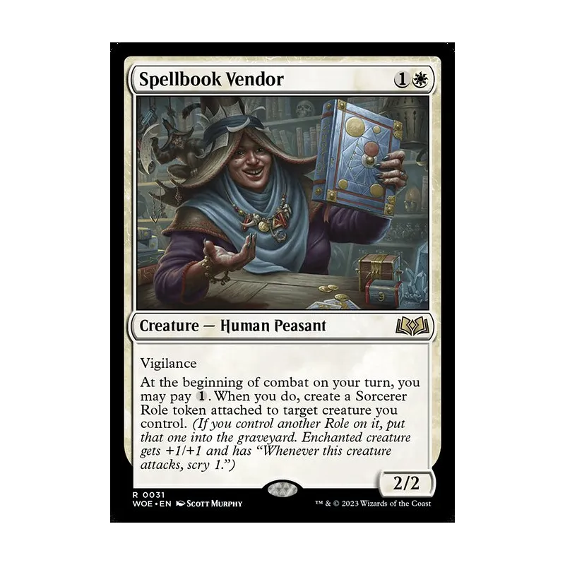 Spellbook Vendor - Wilds of Eldraine (Near Mint)