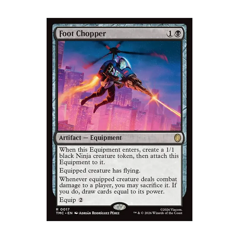 Foot Chopper (Surge Foil) - Teenage Mutant Ninja Turtles Commander (Foil Near Mint)