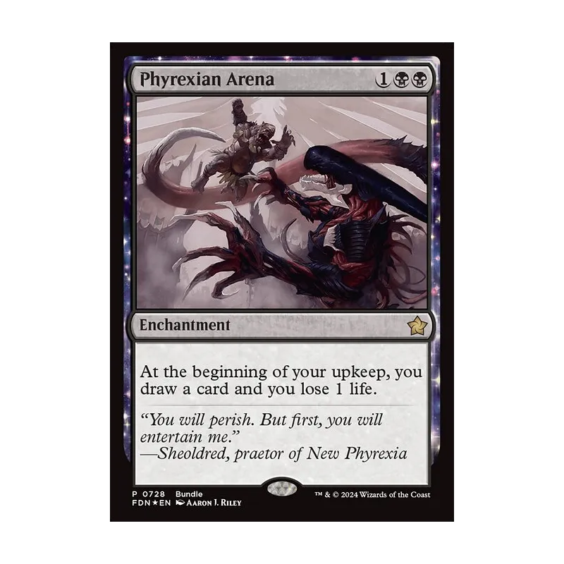 Phyrexian Arena (FDN Bundle) - Foundations (Near Mint)