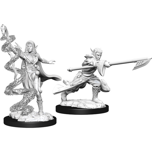 Magic Unpainted Minis: W1 Joraga Warcaller & Joraga Treespeaker (Elves)
