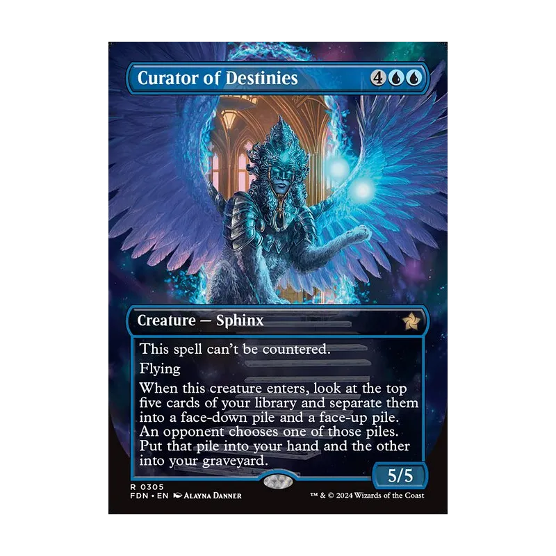 Curator of Destinies (Borderless) - Foundations (Near Mint)