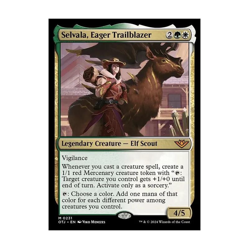 Selvala, Eager Trailblazer - Outlaws of Thunder Junction (Near Mint)
