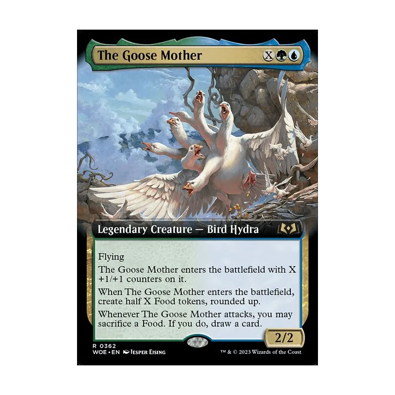 The Goose Mother (Extended Art) - Wilds of Eldraine (Near Mint)