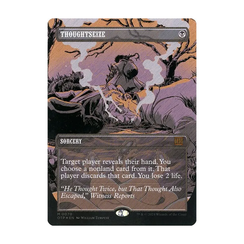 Thoughtseize (Textured Foil) - Breaking News (Foil Near Mint)
