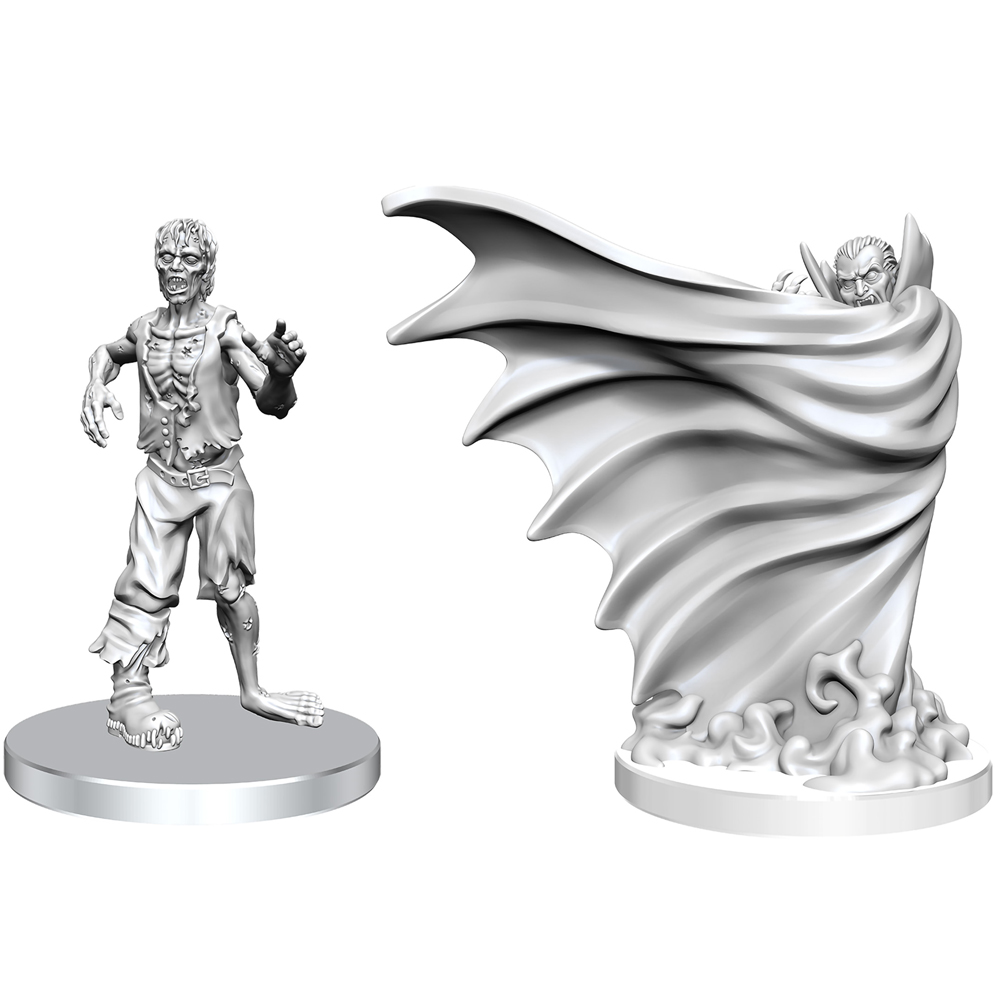 D&D Nolzur's Marvelous Unpainted Minis: W28 Classic Vampire & Zombie (Preorder)