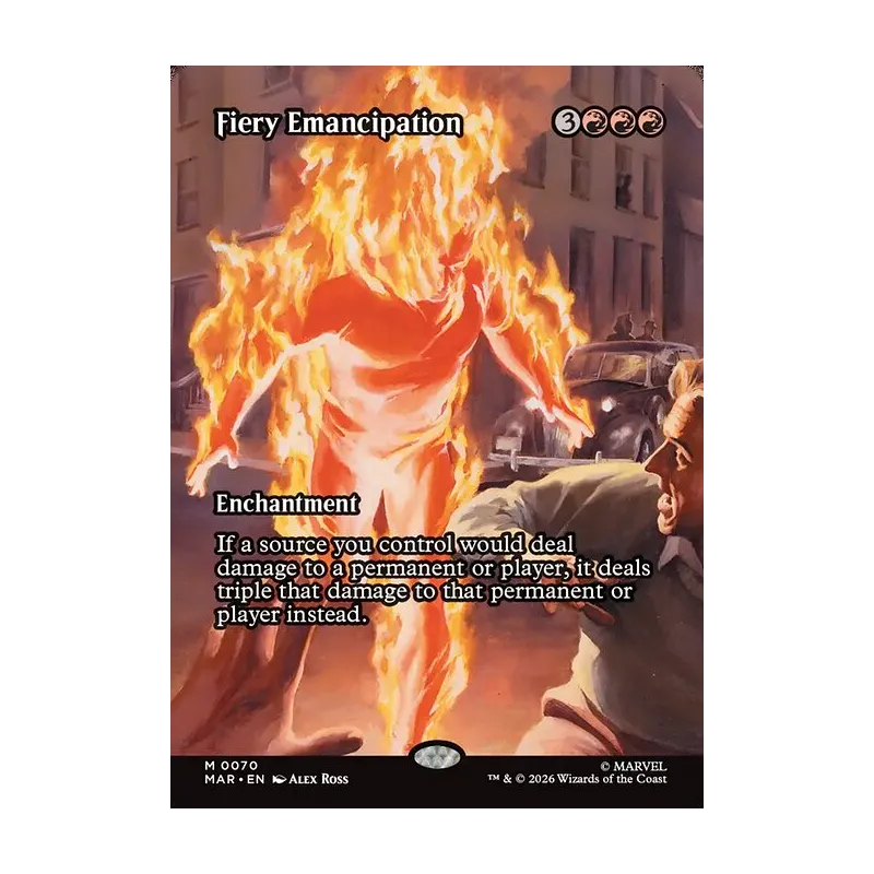 Fiery Emancipation (Borderless) - Marvel Universe (Near Mint)