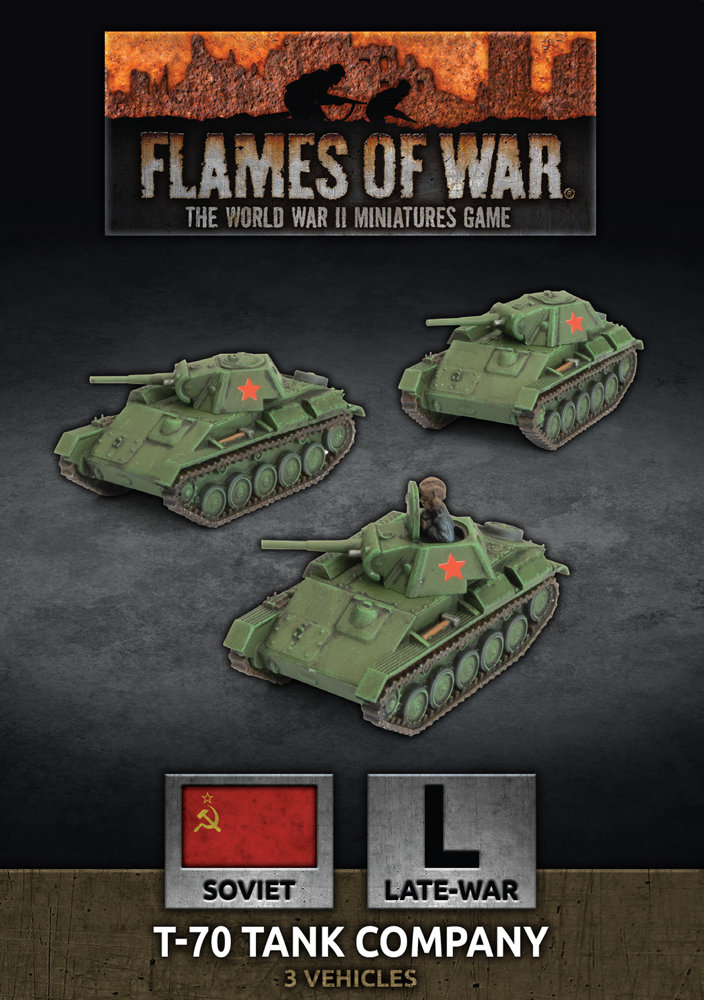 Flames of War WW2: Soviet - T-70 Tank Company