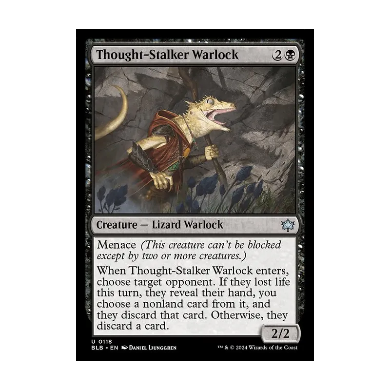 Thought-Stalker Warlock - Bloomburrow (Near Mint)
