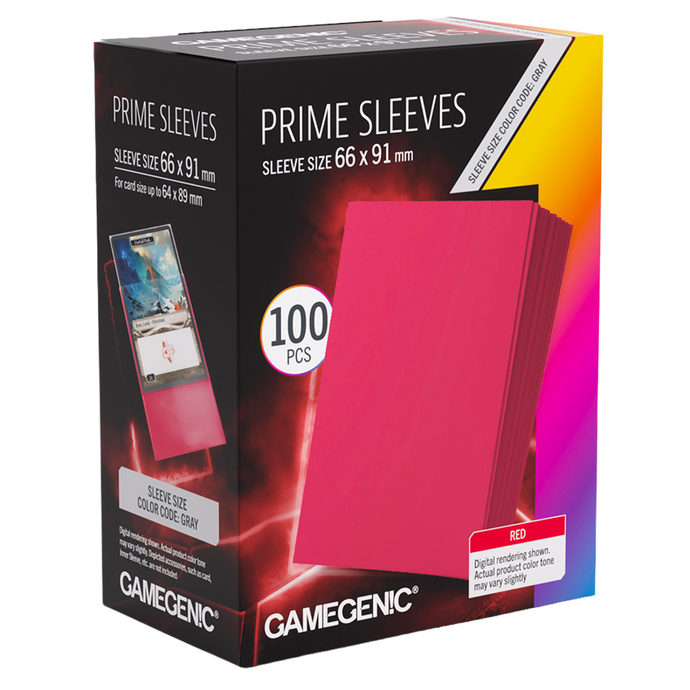 Prime Sleeves: Red (100)