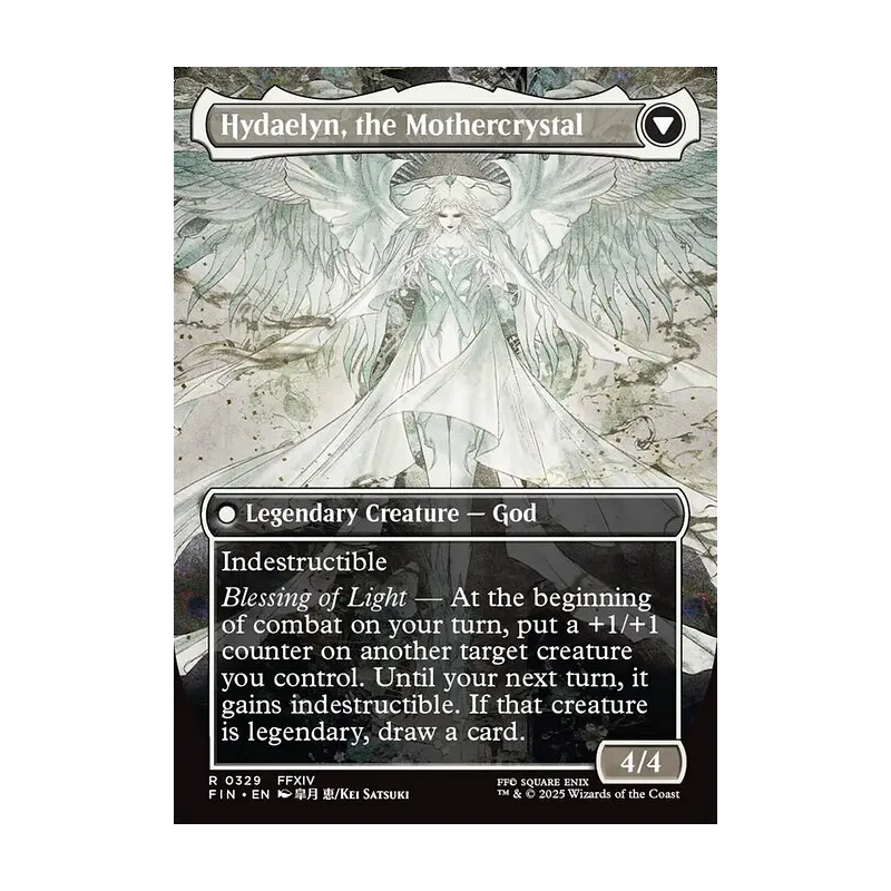Venat, Heart of Hydaelyn // Hydaelyn, the Mothercrystal (Borderless) - Final Fantasy (Near Mint)