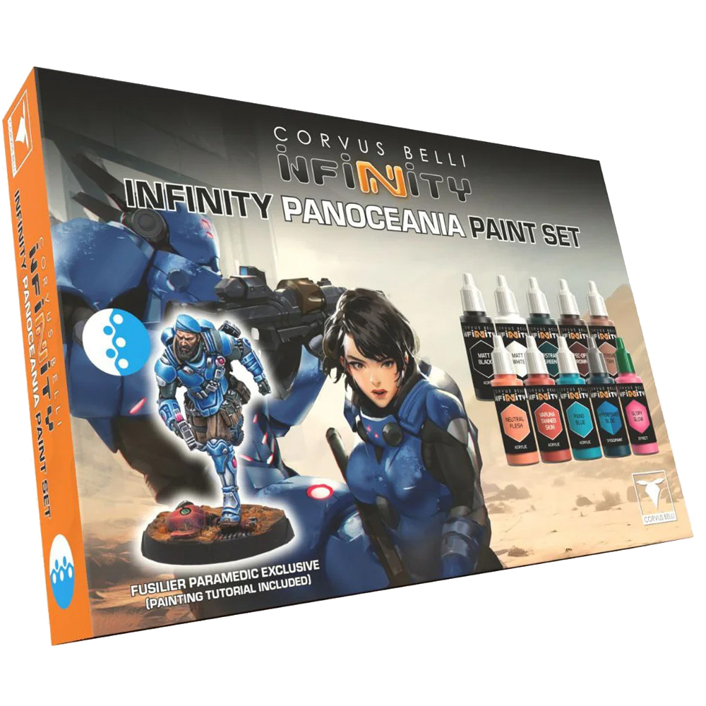 Infinity: PanOceania - Paint Set with Fusilier Paramedic Infinity: PanOceania - Paint Set with Fusilier Paramedic