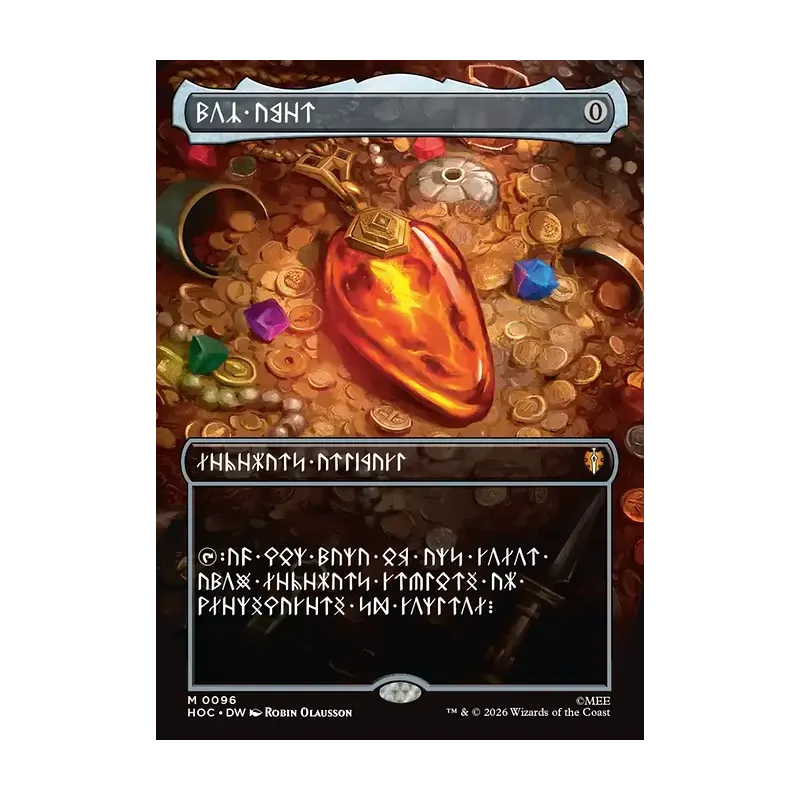 Mox Amber (Borderless) (Dwarvish) - The Hobbit Eternal (Near Mint)