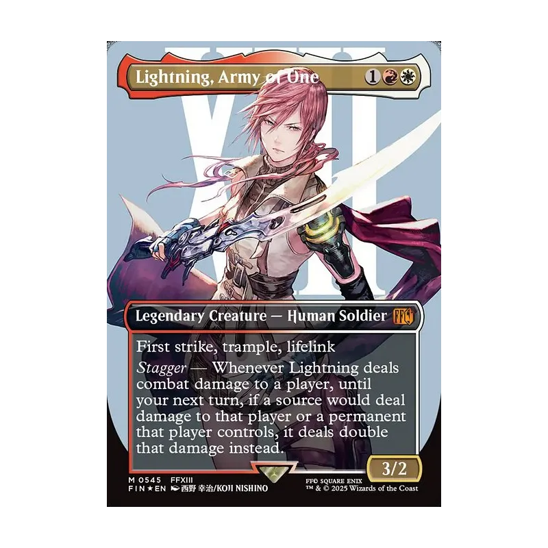 Lightning, Army of One | Final Fantasy MTG