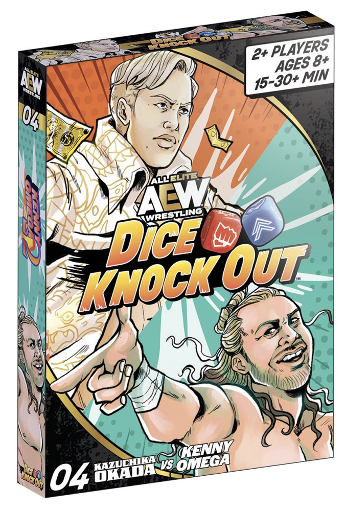 AEW Dice Knock Out: Set 04 - Kazuchika Okada Vs Kenny Omega (Preorder)