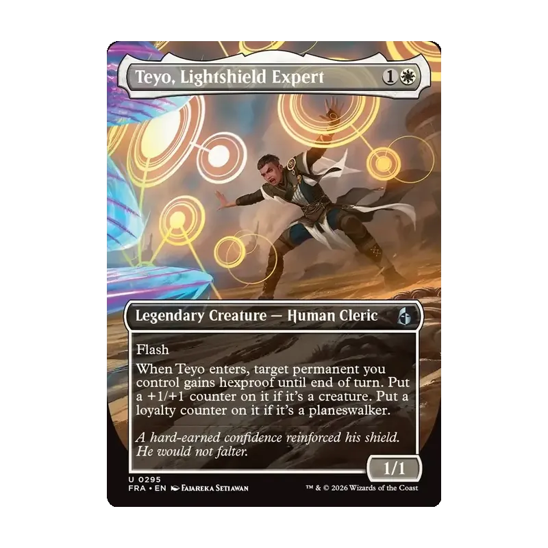 Teyo, Lightshield Expert (Borderless) - Reality Fracture (Near Mint)