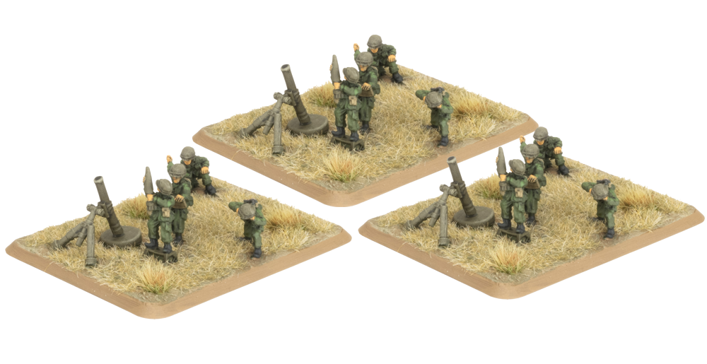 WWIII Team Yankee: Argentina - 120mm Mortar Battery (Preorder)