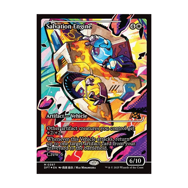 Salvation Engine (Showcase) - Aetherdrift (Foil Near Mint)