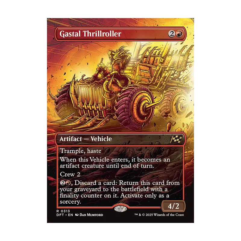 Gastal Thrillroller (Borderless) - Aetherdrift (Near Mint)
