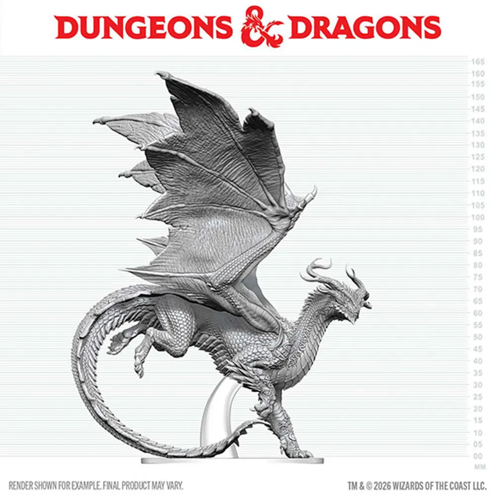 Pathfinder Battles Deep Cuts Unpainted Minis: Adult Spirit Dragon (Preorder)