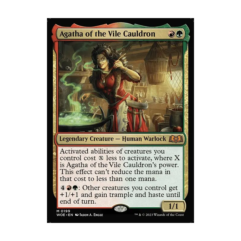 Agatha of the Vile Cauldron - Wilds of Eldraine (Near Mint)