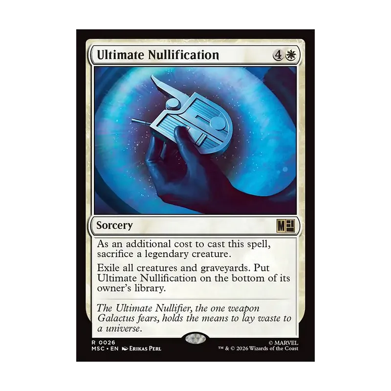 Ultimate Nullification (Surge Foil) - Marvel Super Heroes Commander (Foil Near Mint)