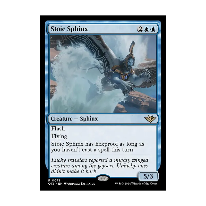 Stoic Sphinx - Outlaws of Thunder Junction (Near Mint)