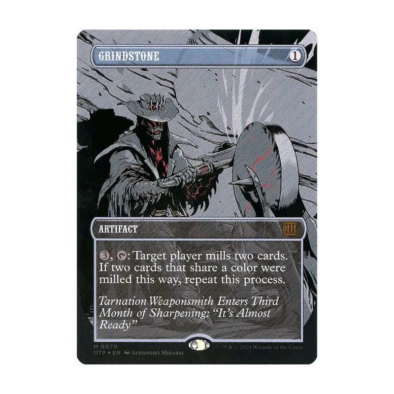 Grindstone (Textured Foil) - Breaking News (Foil Near Mint)