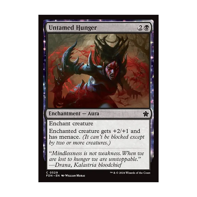 Untamed Hunger - Foundations (Near Mint)