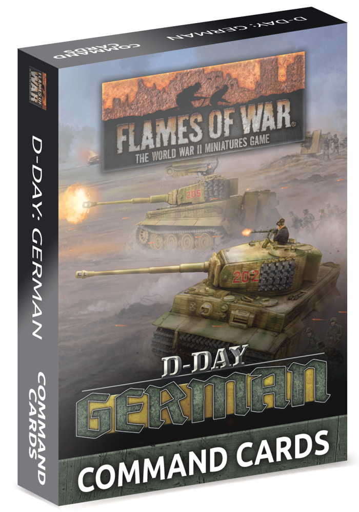 Flames of War WW2: D-Day German - Command Cards