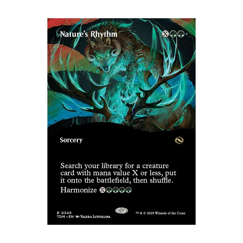 Nature's Rhythm (Borderless) - Tarkir: Dragonstorm (Near Mint)