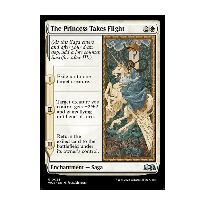 The Princess Takes Flight - Wilds of Eldraine (Near Mint)