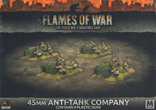 Flames of War WW2: Soviet - 45mm Anti-Tank Company