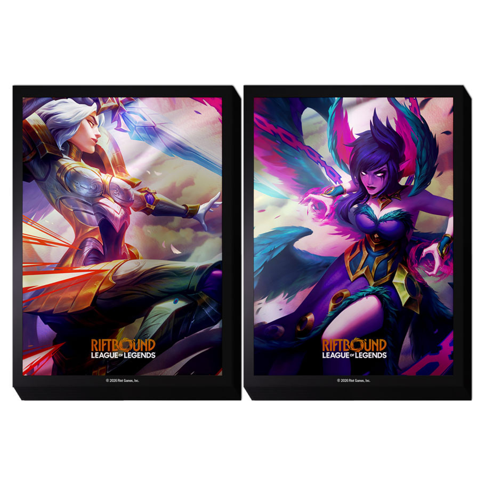 Riftbound Card Sleeves: Vendetta - Kayle vs Morgana (100) (Preorder)
